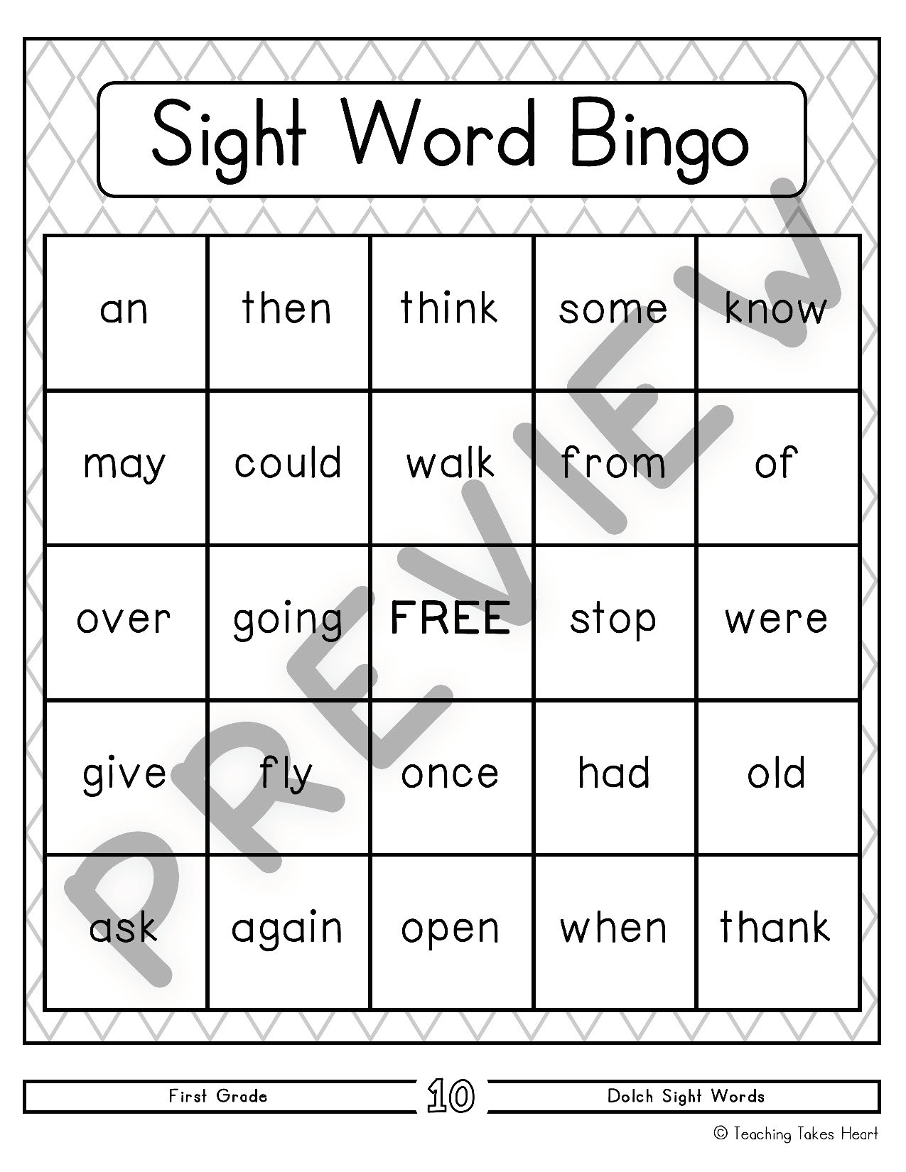 sight-word-bingo-first-grade-teaching-takes-heart