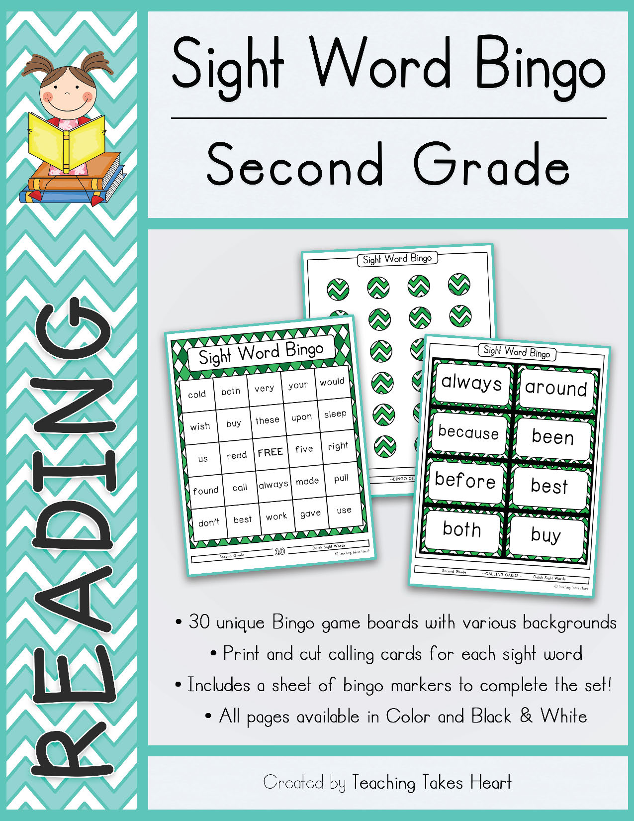 sight-word-bingo-second-grade-teaching-takes-heart