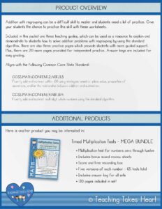 Wild About Addition: Three Digit Addition with Regrouping — Preview 1