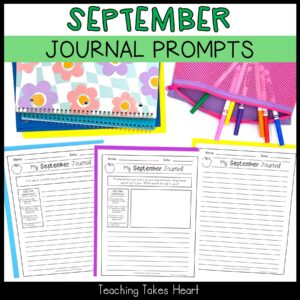 Intermediate Writing Journal Prompts | September — Preview 1