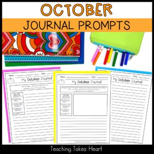 Intermediate Writing Journal Prompts | October — Preview 1