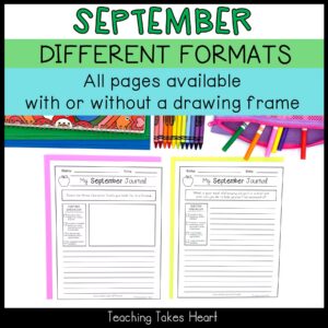 Intermediate Writing Journal Prompts | September — Preview 4