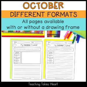 Intermediate Writing Journal Prompts | October — Preview 4