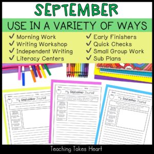 Intermediate Writing Journal Prompts | September — Preview 6