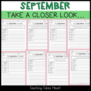 Intermediate Writing Journal Prompts | September — Preview 8