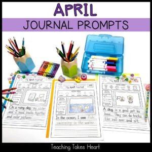 Primary Writing Journal Prompts | April — Preview 9