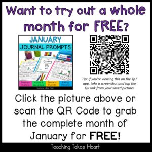 Primary Writing Journal Prompts | April — Preview 11