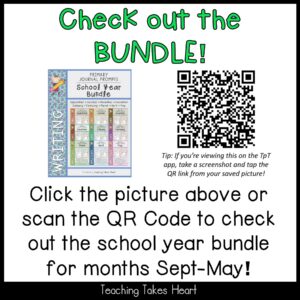 Primary Writing Journal Prompts | March — Preview 12