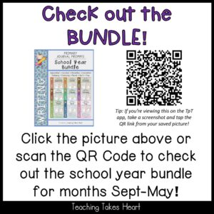 Primary Writing Journal Prompts | April — Preview 12