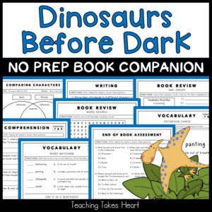 Magic Tree House #1 Dinosaurs Before Dark resource preview