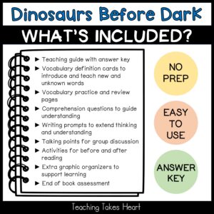 Magic Tree House #1 Dinosaurs Before Dark resource preview
