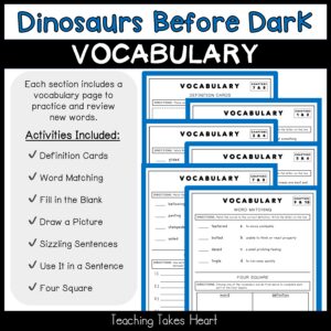 Magic Tree House #1 Dinosaurs Before Dark resource preview