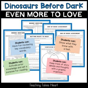Magic Tree House #1 Dinosaurs Before Dark resource preview